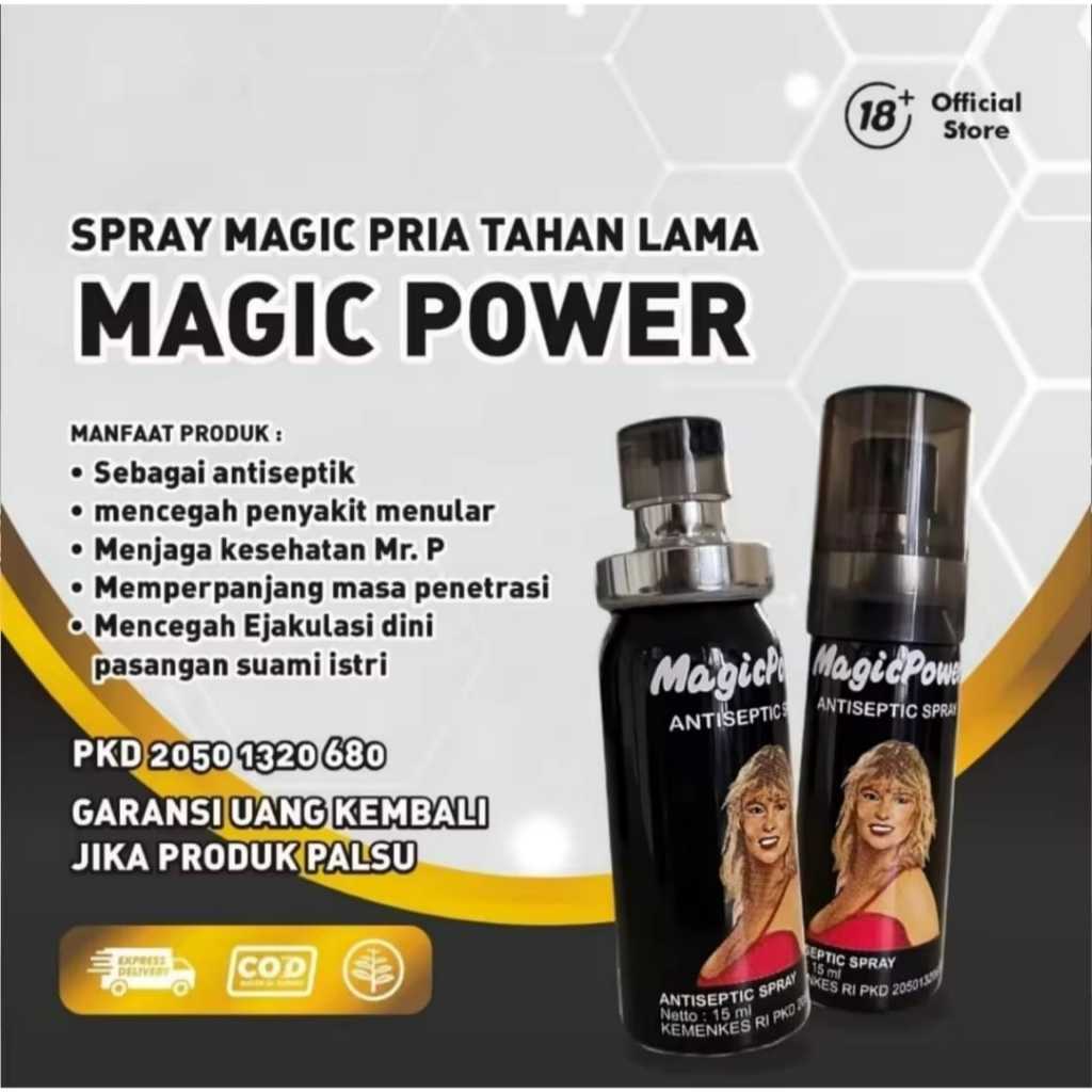 Magic Power Antiseptik Spray 15 ml - Tissue Magic Spray Tahan Lama Original 100% BPOM