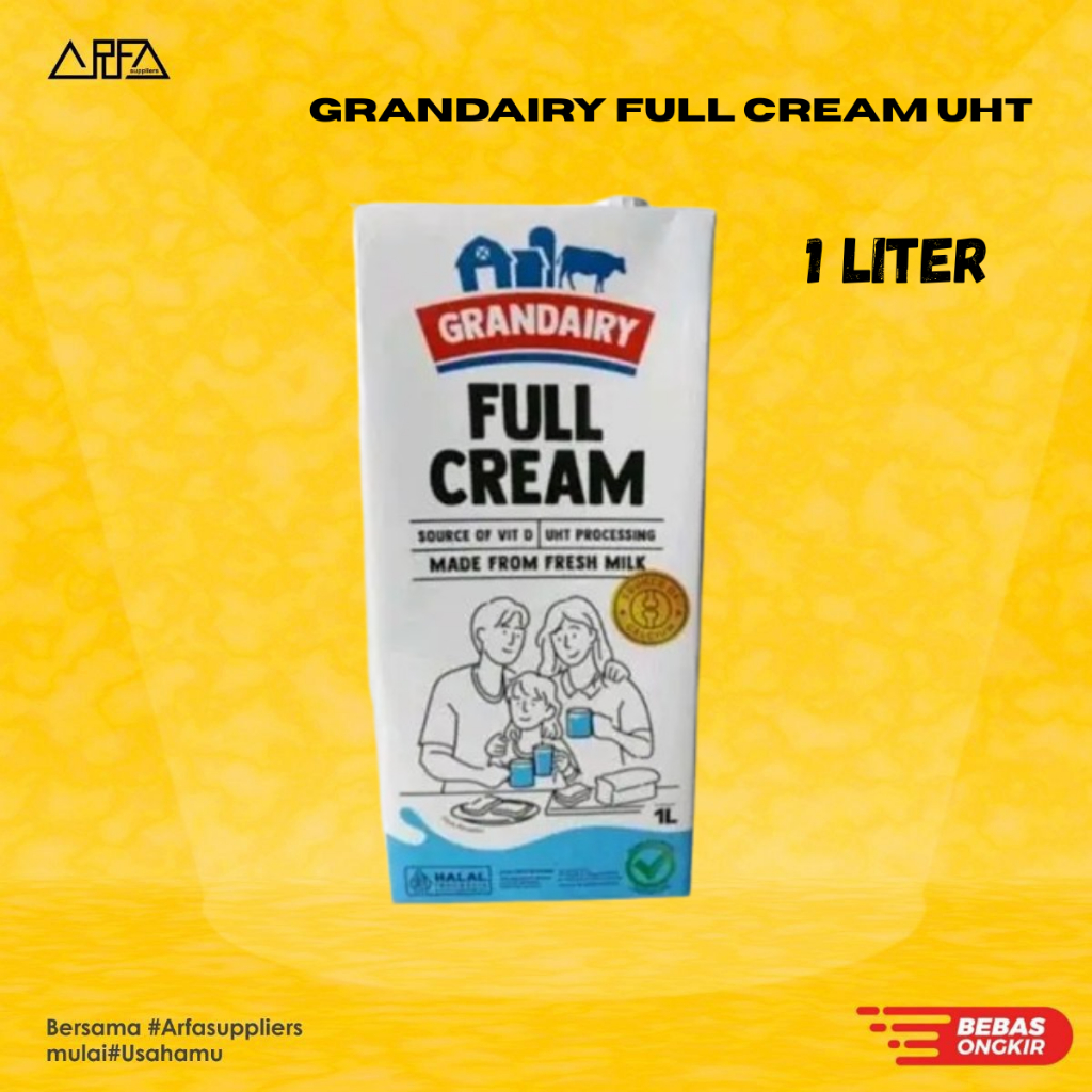 

Grandairy Full Cream UHT 1 liter