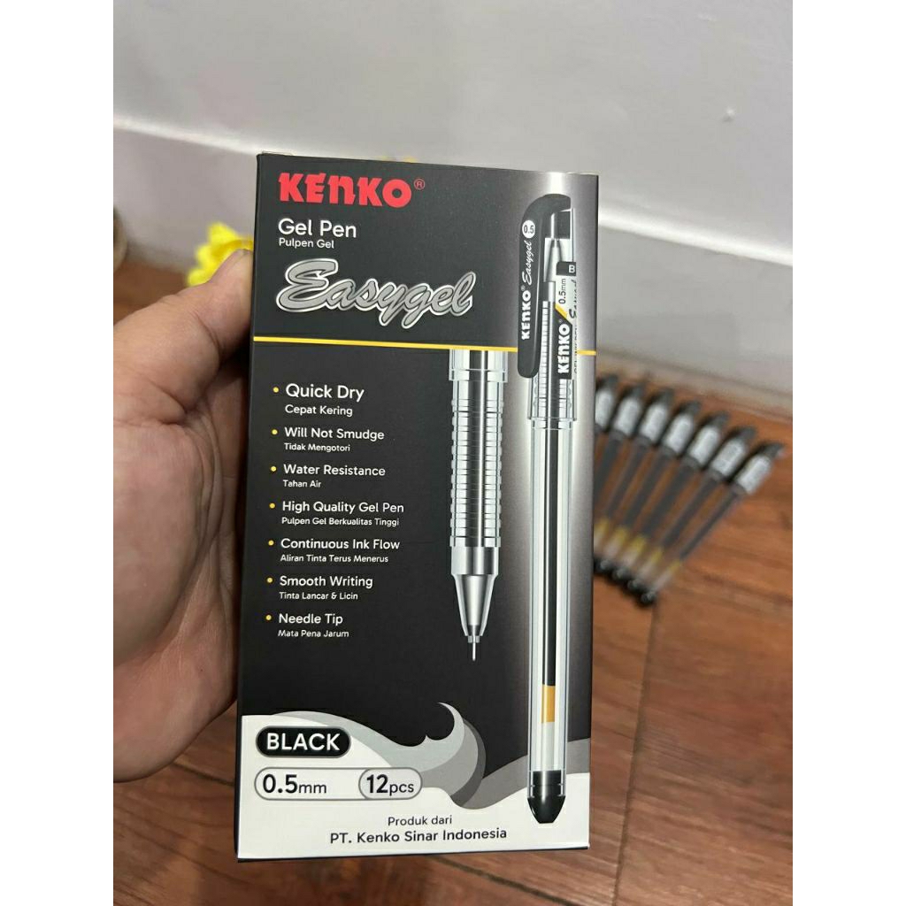 

pena kenko easy gel 0.5mm 1pack isi 12pcs