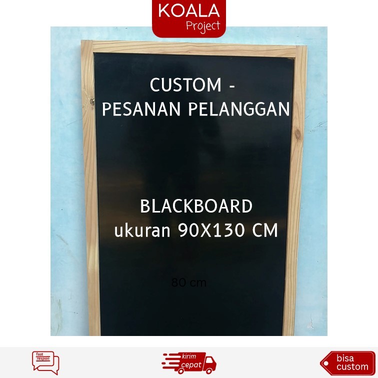 

PAPAN TULIS KAPUR 90 X 130 CM ATAU 130 CM X 90 CM - PAPAN MENU CAFE RESTO - KOALA PROJECT