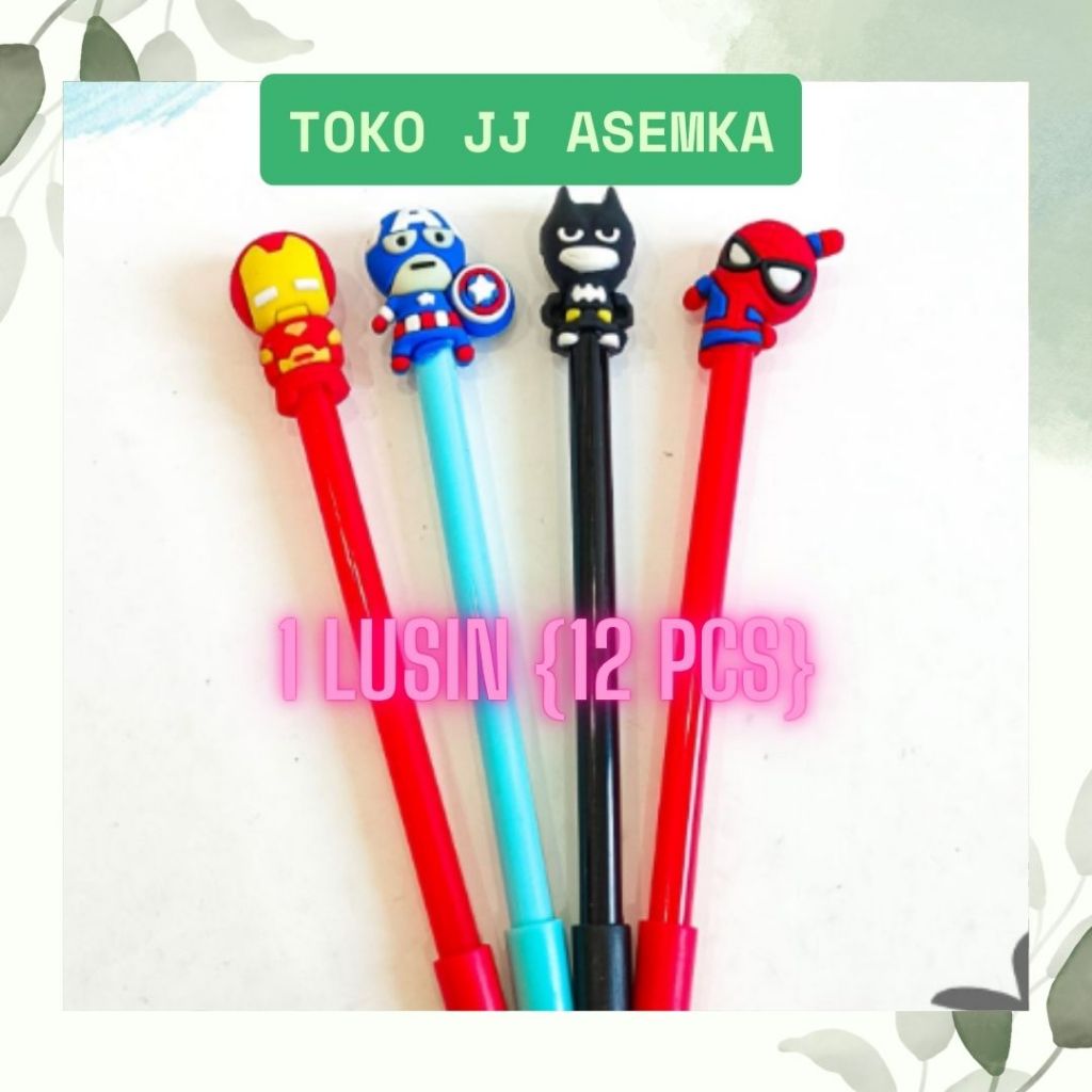 

12 PENSIL GRAPHITE INFINITE AVENGER LUCU UNIK KARAKTER ALAT TULIS SEKOLAH MURAH COD