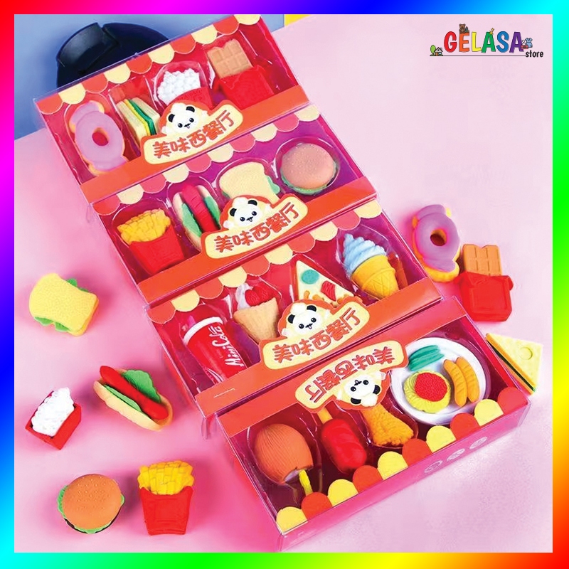 

Gelasa Penghapus Lucu tema Fast Food Fancy Eraser