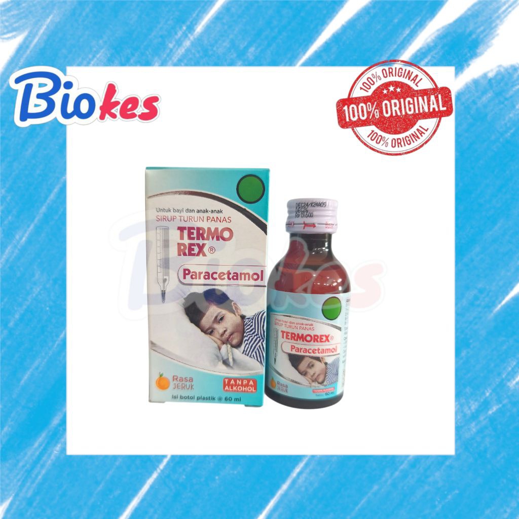 TERMOREX SIRUP 60ML obat penurun panas anak