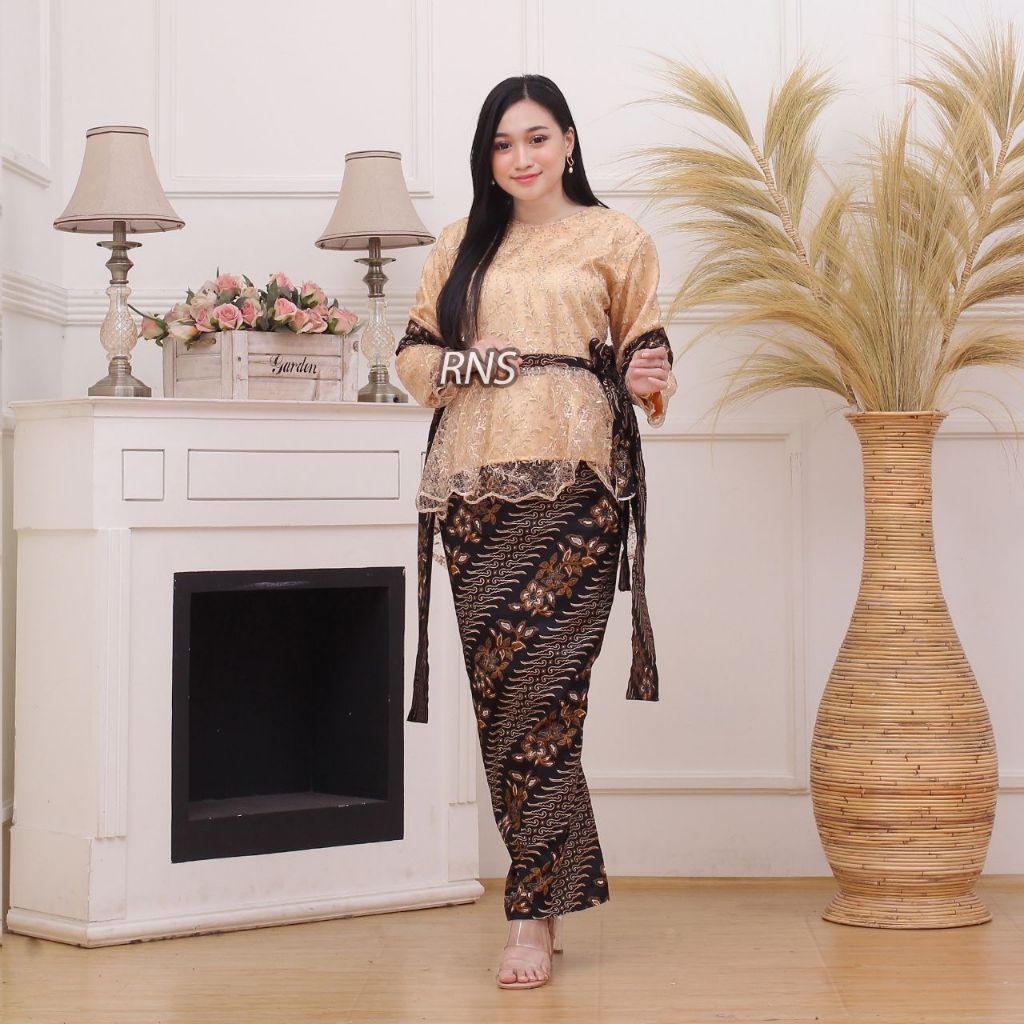 DAYANA BATIK [BAYAR COD] PROMO HARGA TERMURAH Couple Jawa 1/Batik Kebaya Couple Pasangan 2021/Baju C