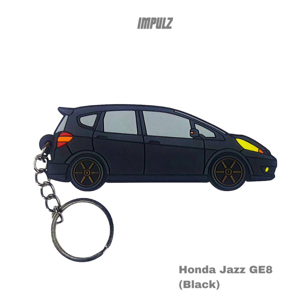 Impulz Keychain / Gantungan Kunci – Honda Jazz GE8 (Black)