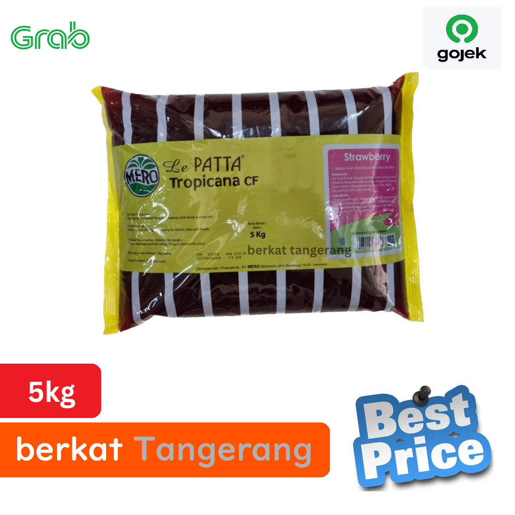 

Selai Lepatta Topkita CF Strawberry / Blueberry / Nanas / Melon 5kg