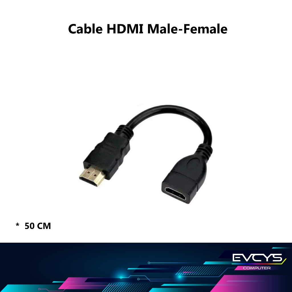 Kabel Sambung HDMI Dongle / Kabel HDMI Male to female