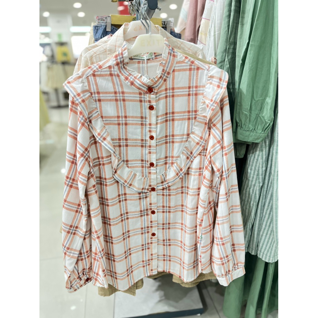 KEMEJA MOTIF CEWEK BRAND EXIT DARI MATAHARI