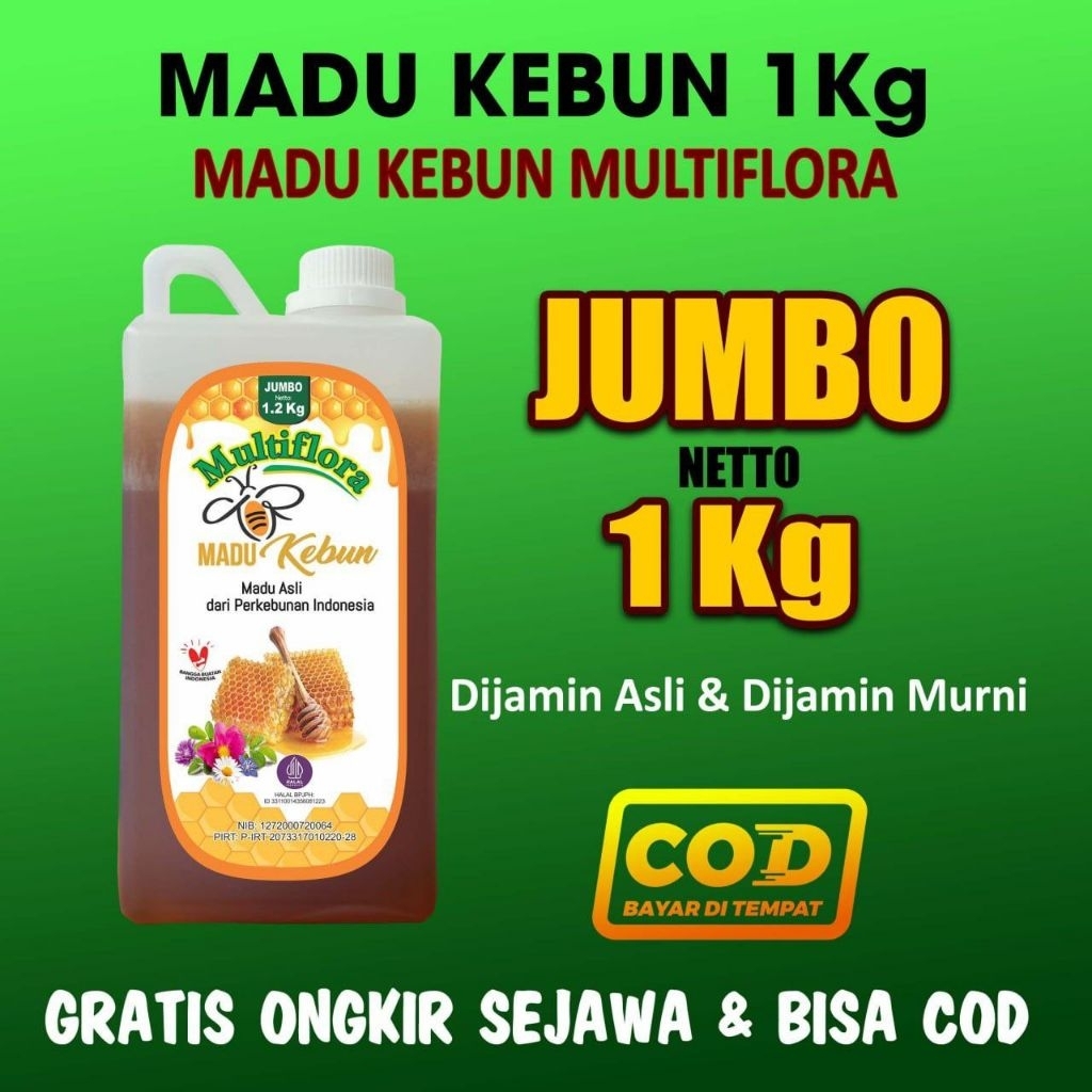 

Madu multiflora super 1 kg | COD | free ongkir