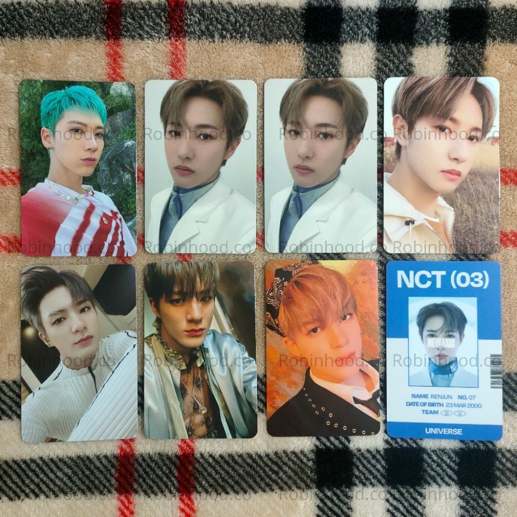 

Official Photocard NCT 2021 Universe Lets Play Ball Kun Renjun Jeno abs
