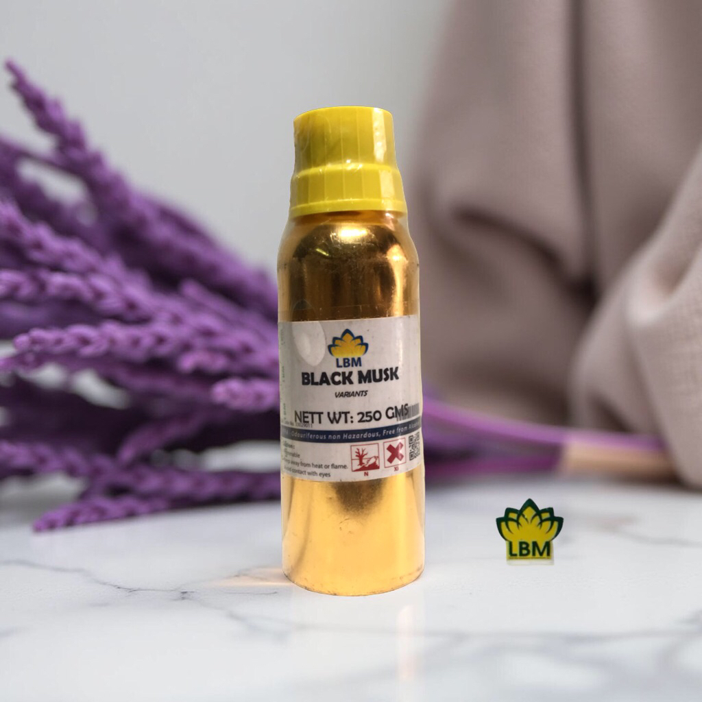Black Musk Bibit Parfum LBM Fragrance Kemasan Segel 250gr