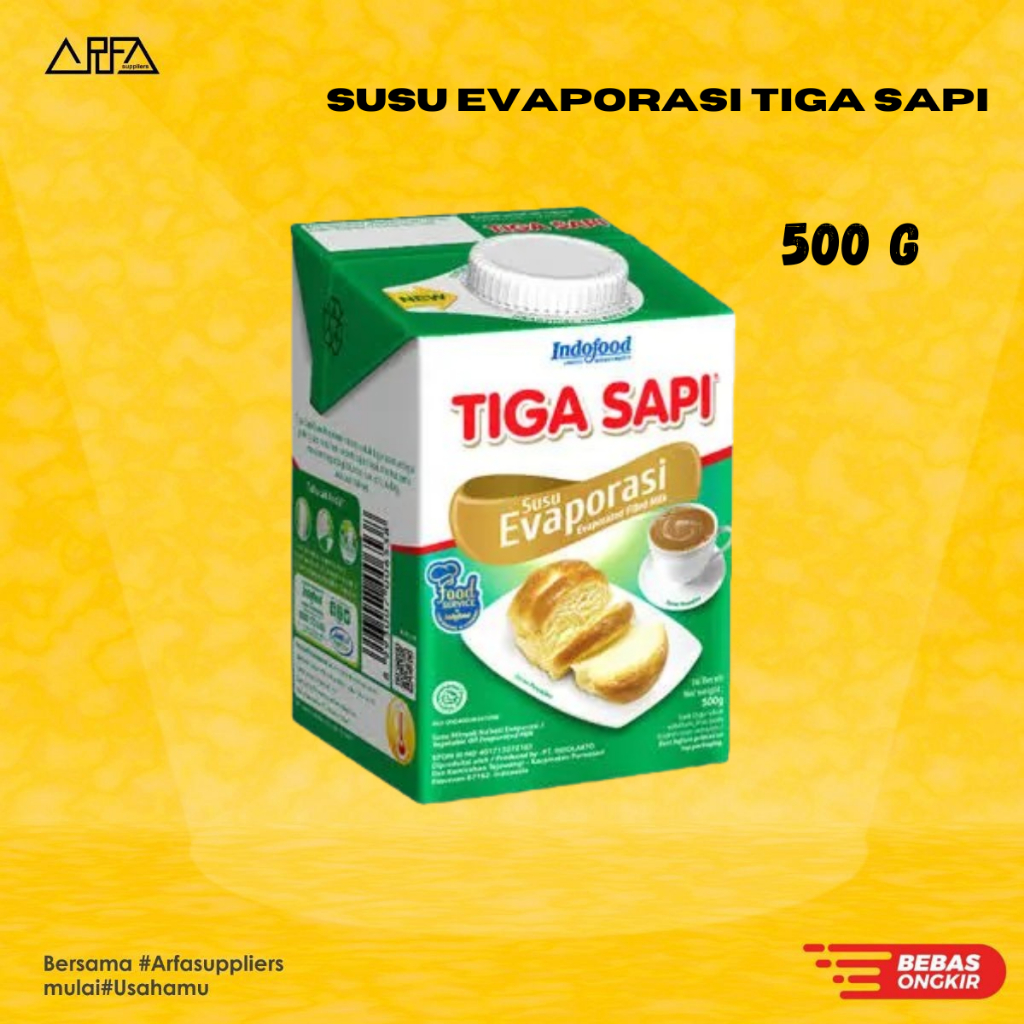 

Evaporasi Tiga Sapi 500 gr