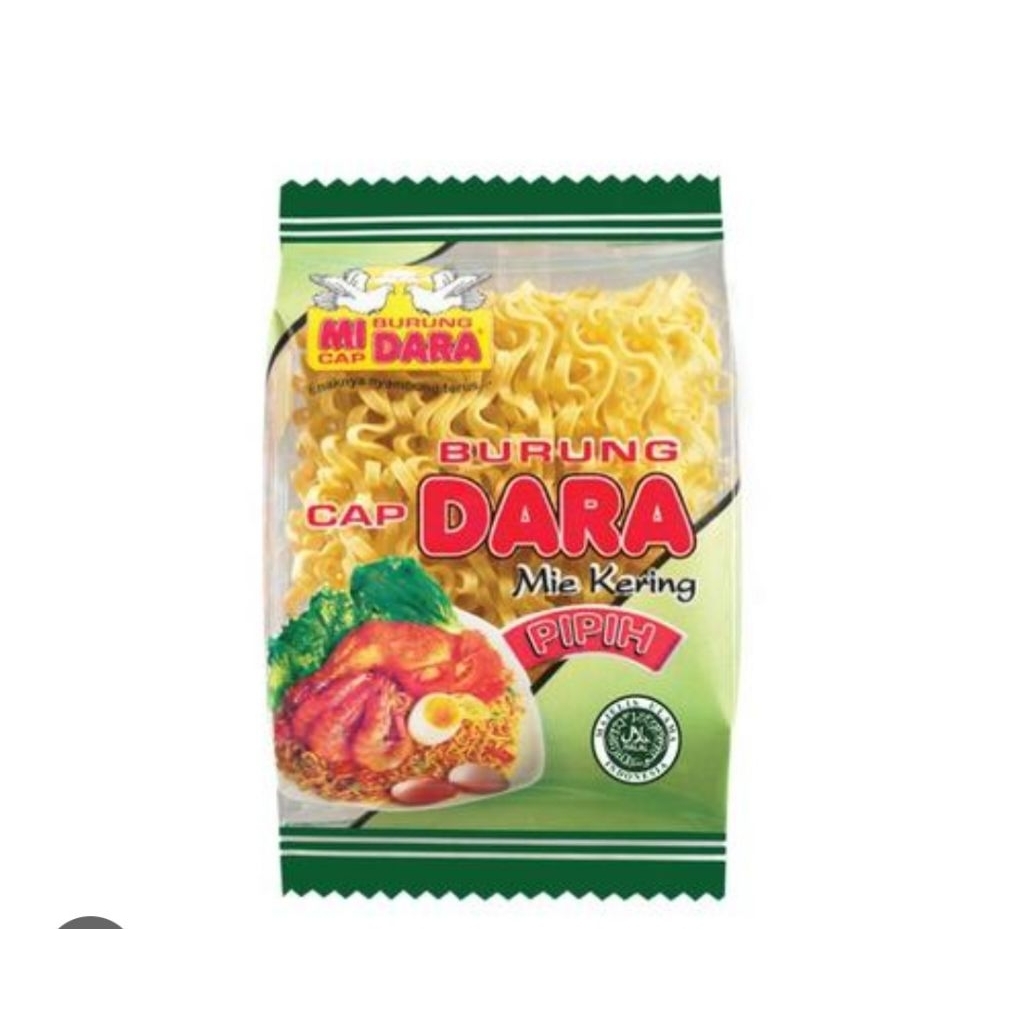 

mie burung dara pipih kemasan 140 gram