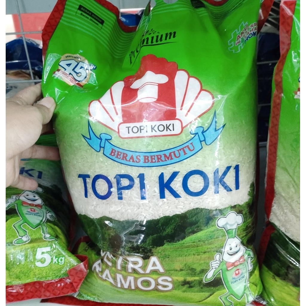 

BERAS PREMIUM TOPI KOKI SETRA RAMOS 5KG