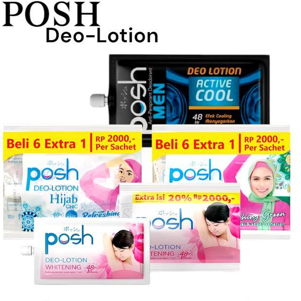 RZ POSH DEO LOTION SACHET 11gr