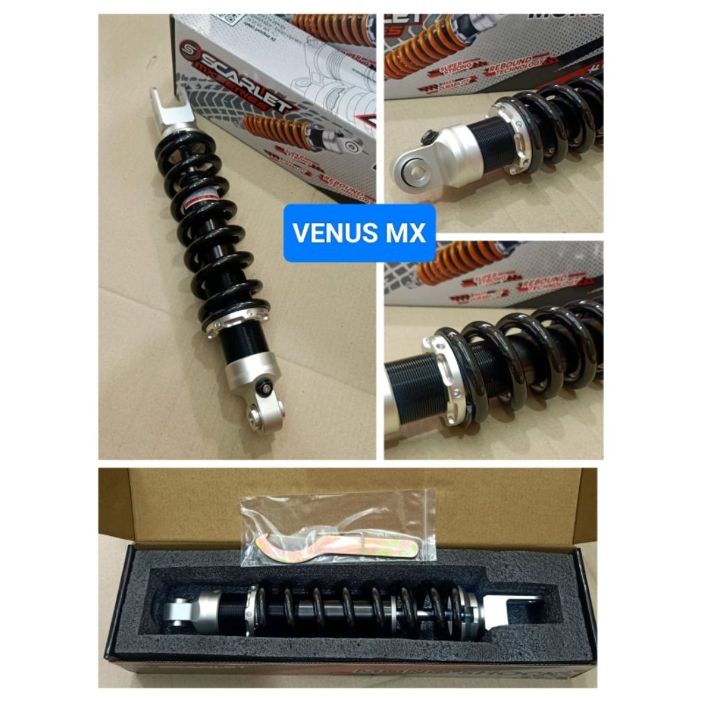 Monoshock shock belakang motor CRF 150 L 39cm Scarlet Racing