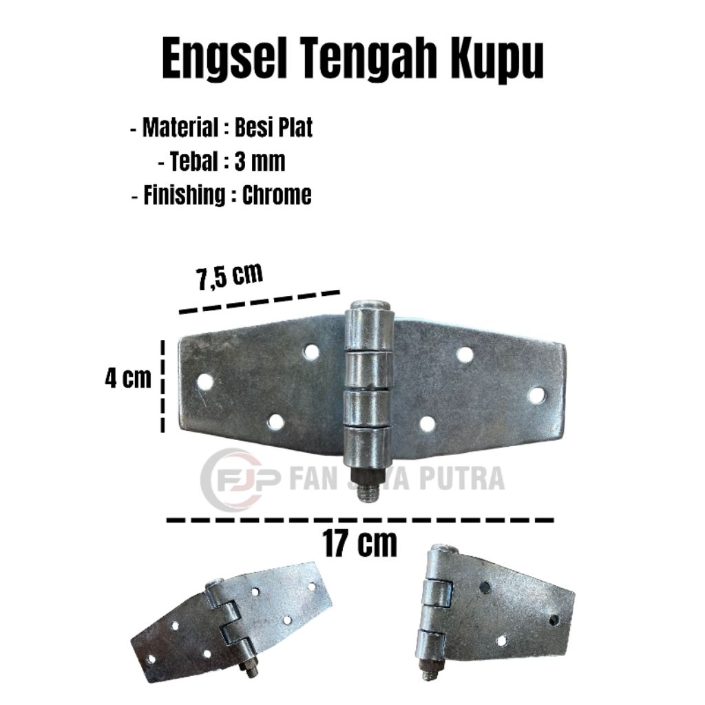 Engsel Tengah Kupu Pintu Handerson Pintu Sliding Pintu Lipat | Engsel Tengah Kupu