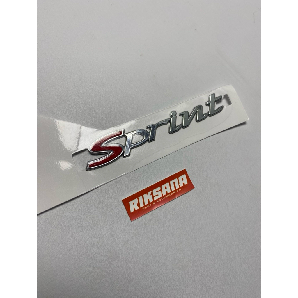 Stiker Emblem Logo Samping Vespa Sprint Original Piaggio