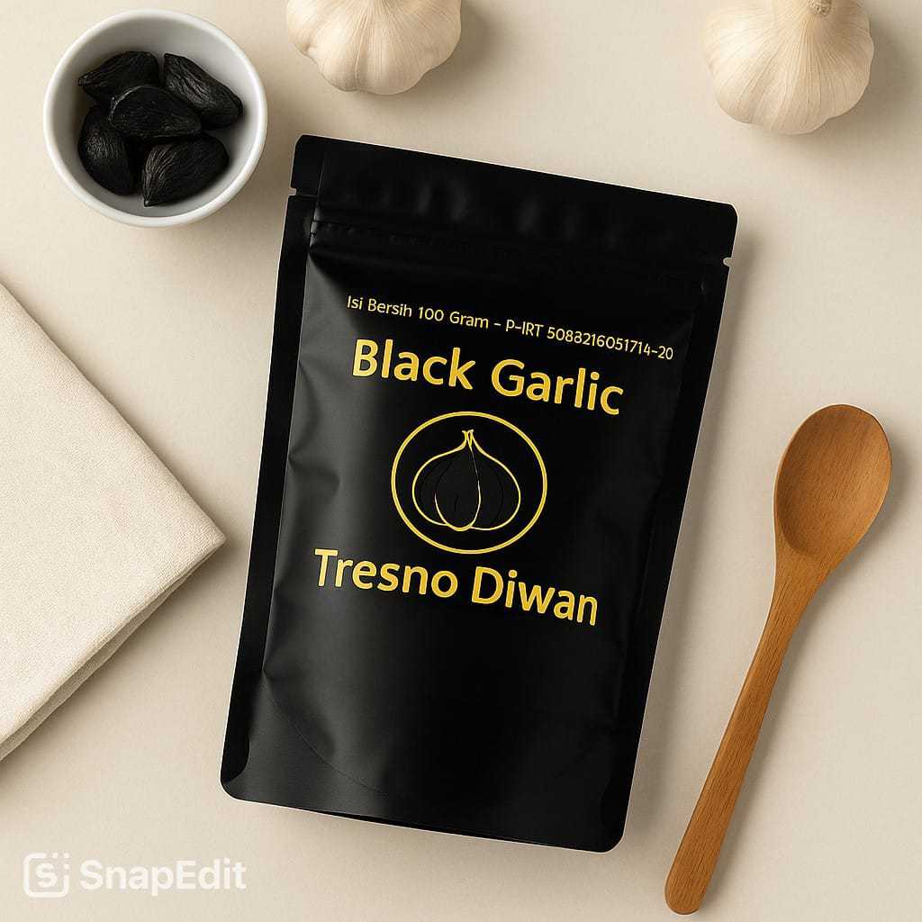 

Black Garlic Premium - Bawang hitam Fermentasi | Herbal Alami 100g