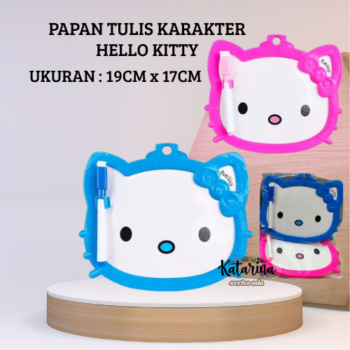

HK PAPAN TULIS WHITE BOARD MAGNET HAPUS FANCY ANAK HELLO KITTY VIRAL SET PEN