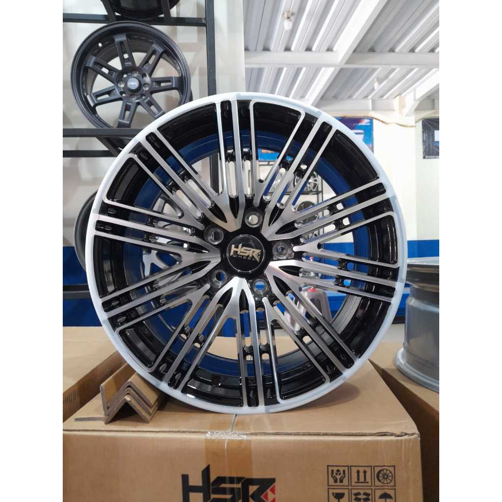 Velg Racing Tomok HSR 17 RADIANT BLACK MACHINE FACE BUAT INNOVA,