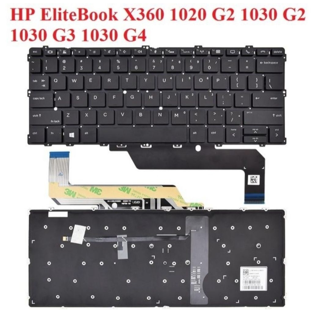 KEYBOARD HP ELITEBOOK X360 1030-G2 1030-G3 1030-G4 Backlight