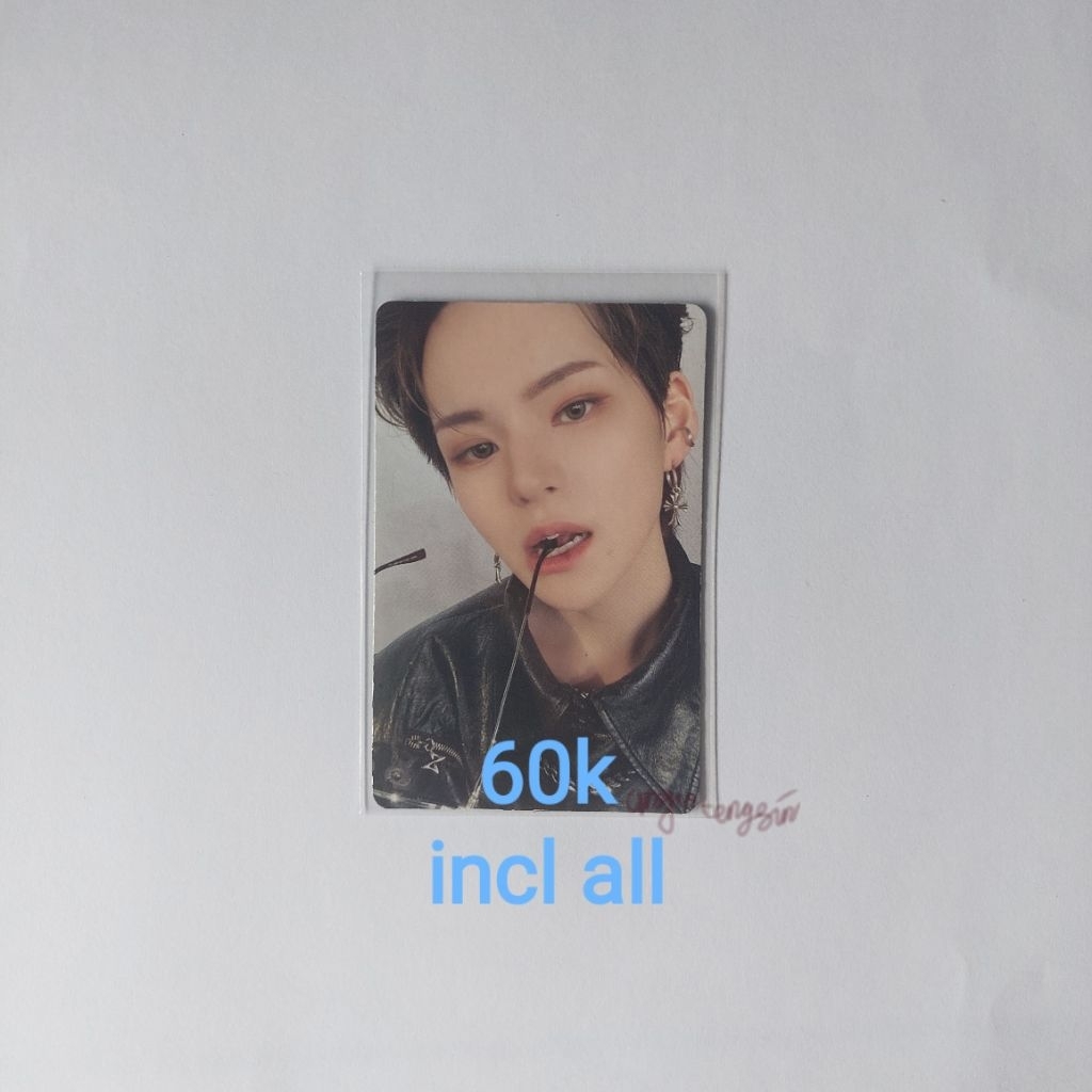 wts photocard pc yoshi treasure reboot black ver
