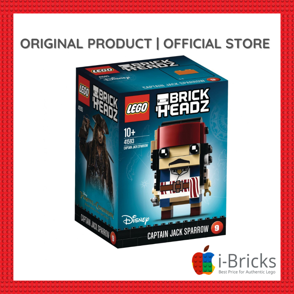 Lego 41593 Brickheadz Captain jack sparrow