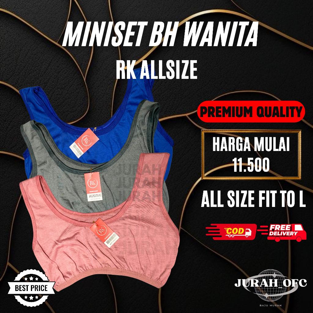 MINISET BH BRA WANITA KATUN NYAMAN RK MINISET WANITA MURAH