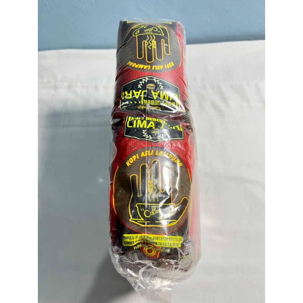 

Kopi Bubuk Lima Jari 100 Gram 1 Pack