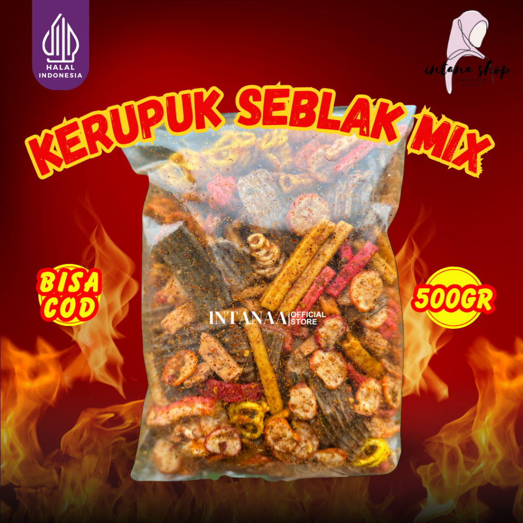 

500GR SEBLAK MIX PEDAS/ORIGINAL DAUN JERUK INTANAASHOP
