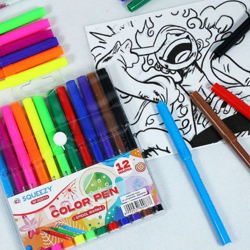 

COLOR PEN/SPIDOL WARNA SQUEEZY