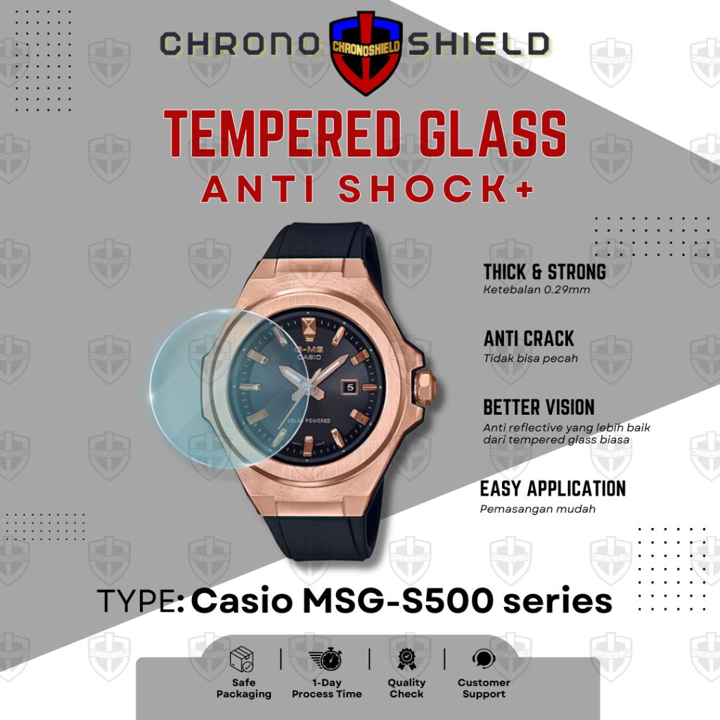 Tempered Glass Casio Baby G MSG S500