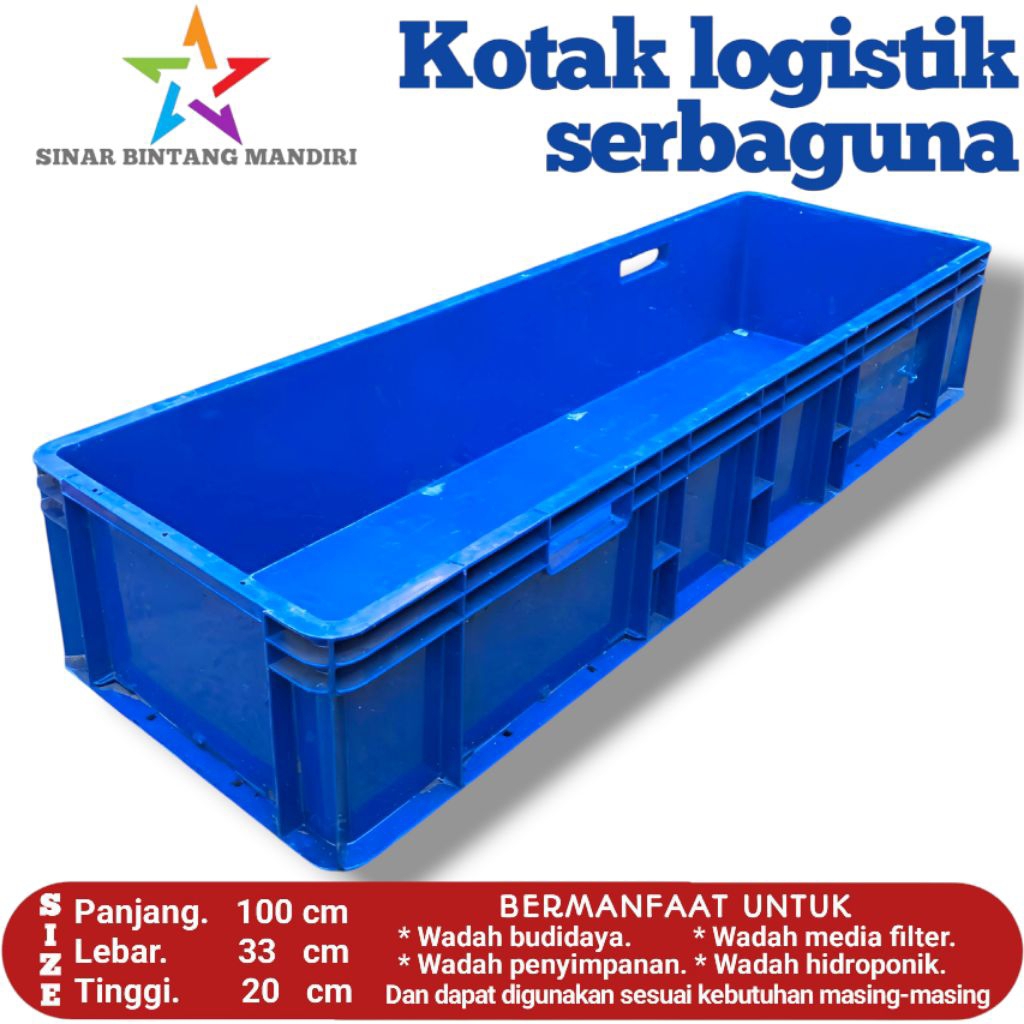 Box container serbaguna tipe rabbit No.6688 ready warna hitam. bisa untuk kolam mini, budidaya ikan,
