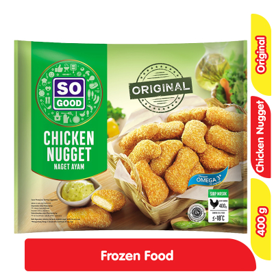 

SO GOOD CHICKEN NUGGET ORI / SO GOOD CHECKEN STICK ORIGINAL So Good Naget Ayam Original 400 g