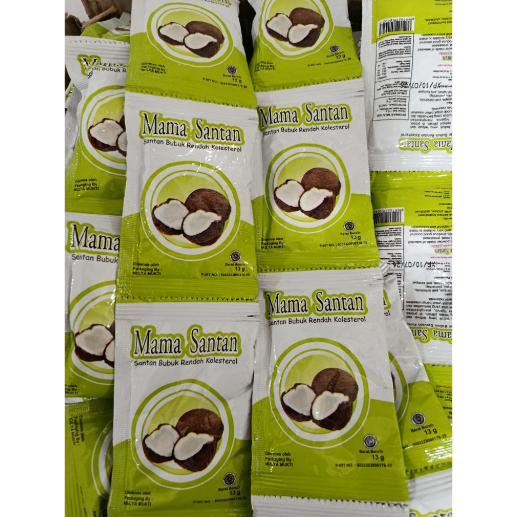 

50 Pcs santan bubuk 13 gram merk mama santan