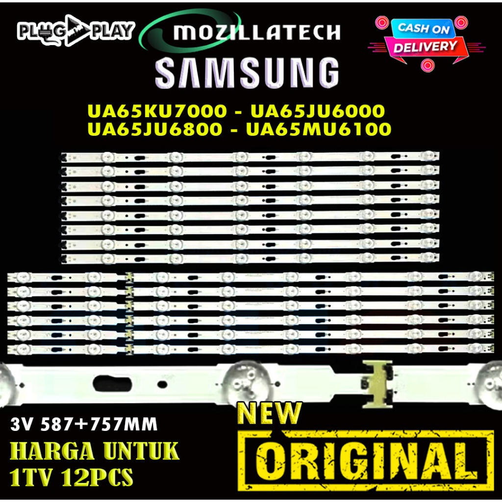 BACKLIGHT TV SAMSUNG UA65KU7000 UA6JU6000 UA65JU6800 UA65MU6100 65JU6800 65MU6100 V5DU-650DCA-R1