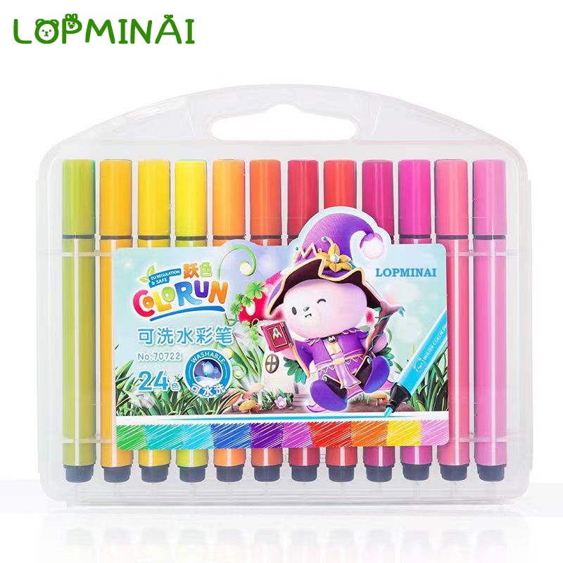 

Lopminai Cartoon Thick Triangle Watercolor Pen (Mixed) Washable