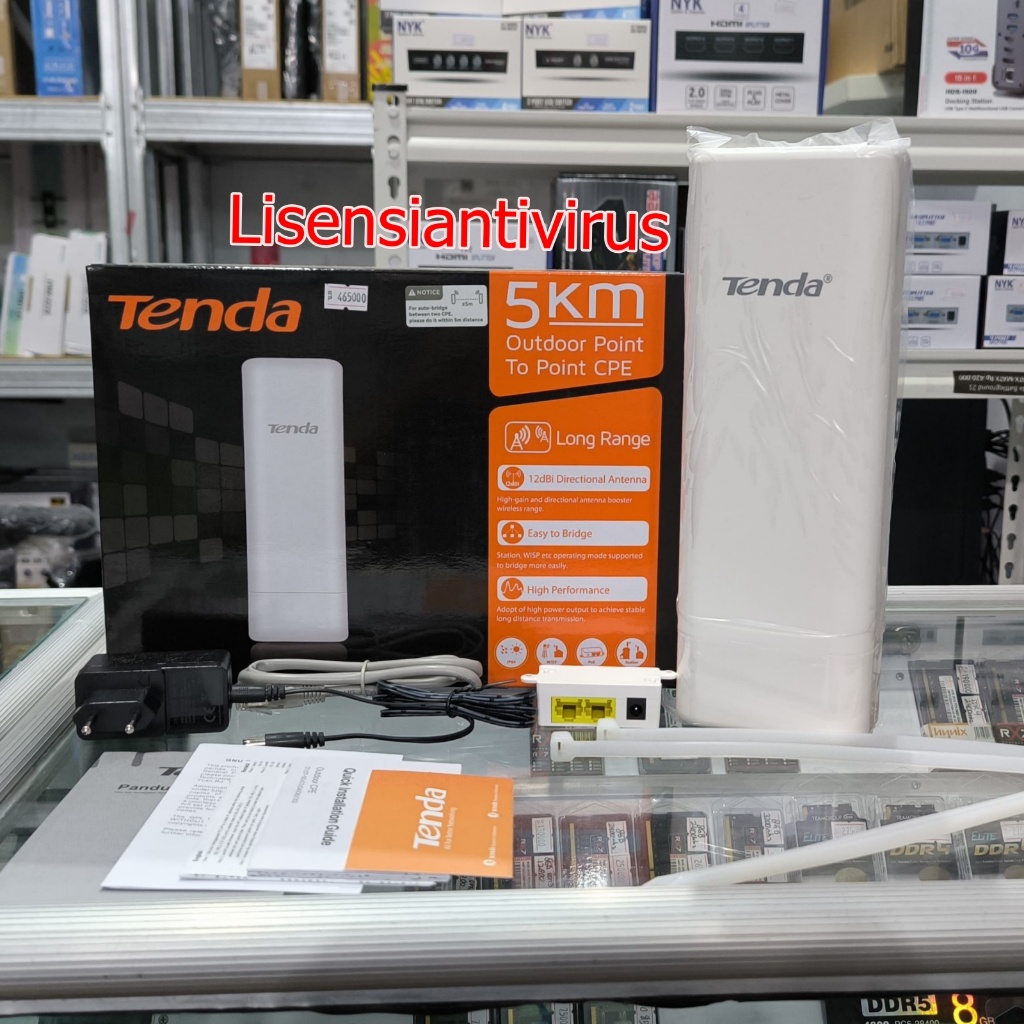 Router Extender Tenda O3 Wifi Extender Outdoor Point To Point CPE 5km