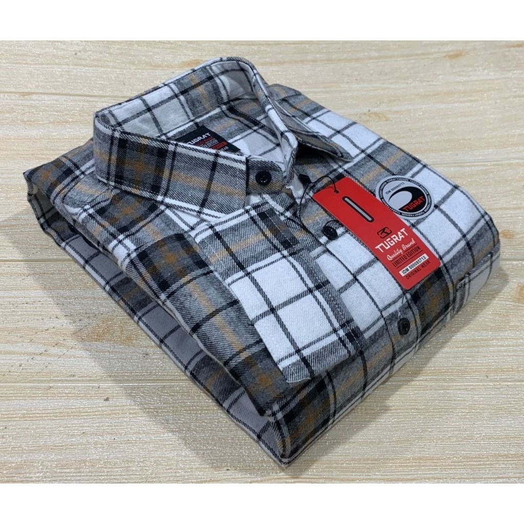 kemeja flanel jumbo lengan panjang pria kemeja jumbo pria panjang motif kotak-kotak terbaru kemeja b