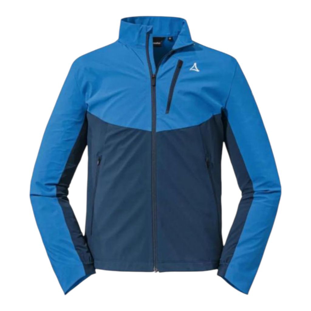 SCHOFFEL AVDALEN SOFTSHELL MEN'S JACKET - BLUE