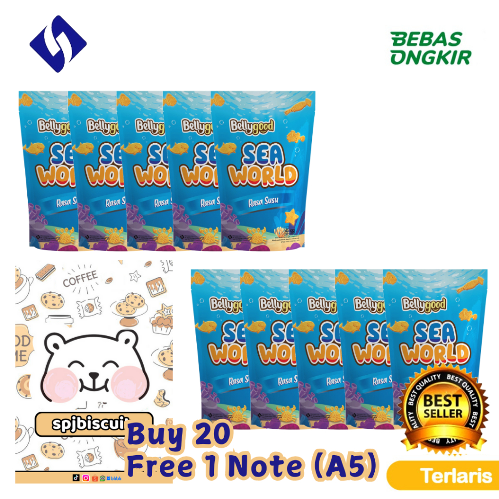 

Bellygood Seaworld 30 Gram - 10 pouch