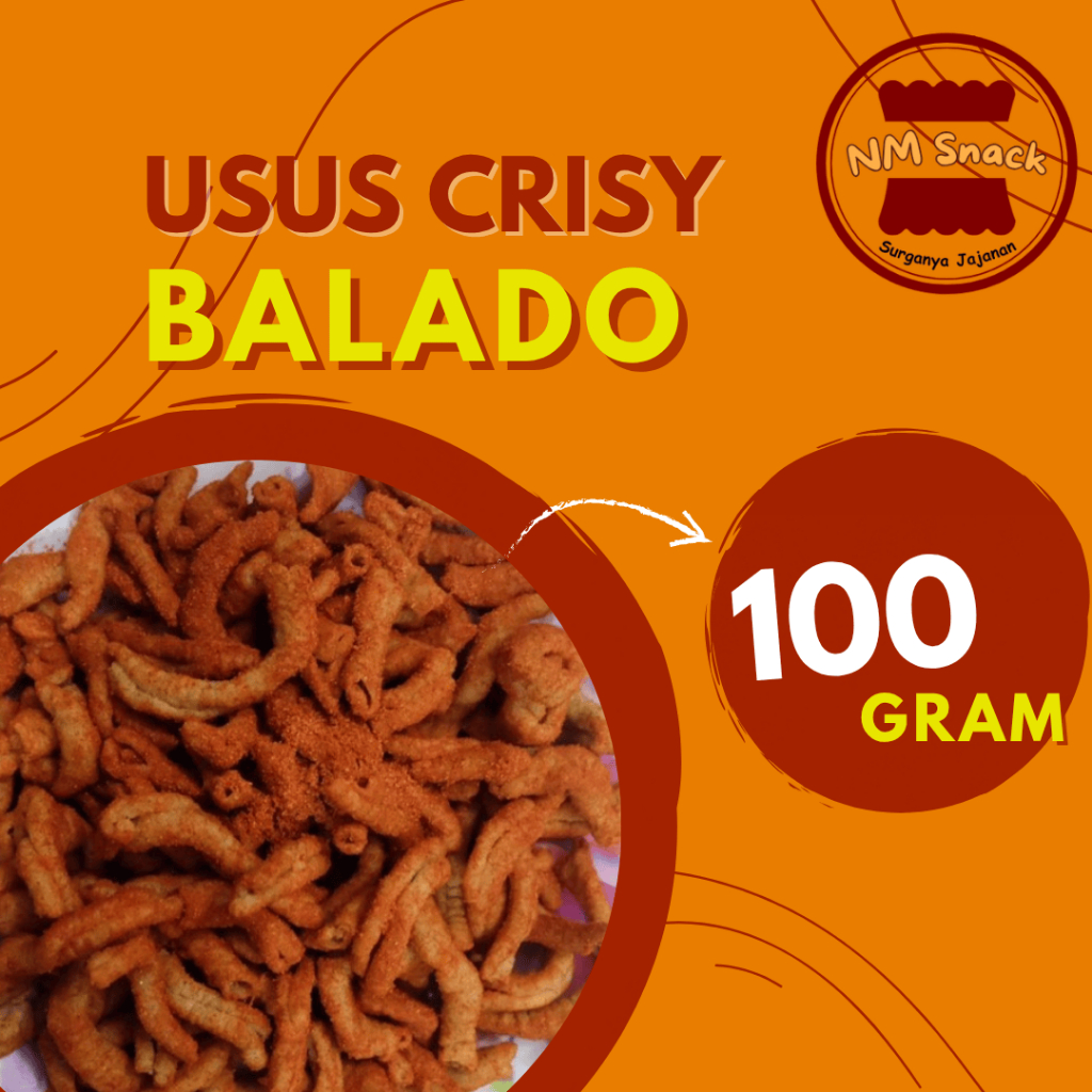 

Usus Crispy Balado 100 gram