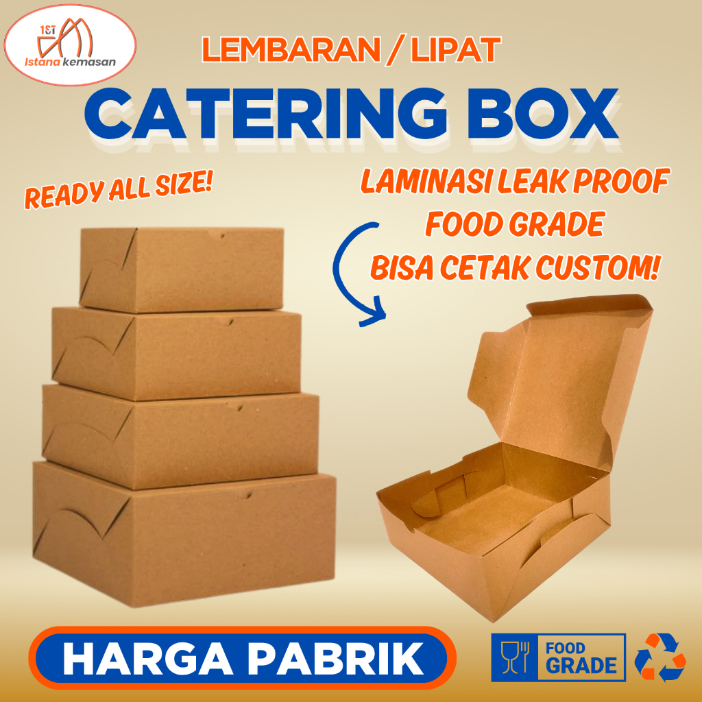 

Box Kotak Nasi Katering Ukuran 20x20