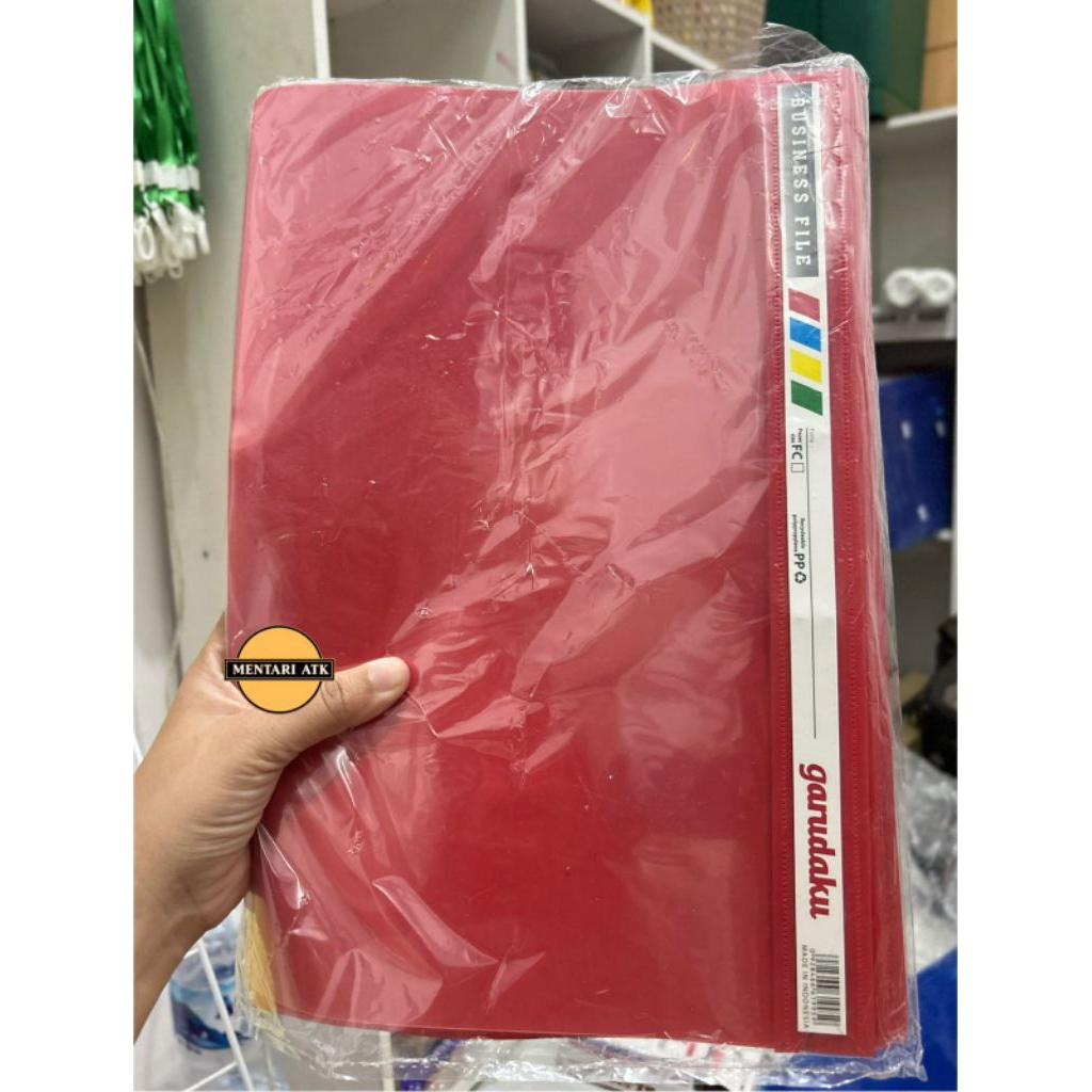 

Map bisnis file folio warna MERAH