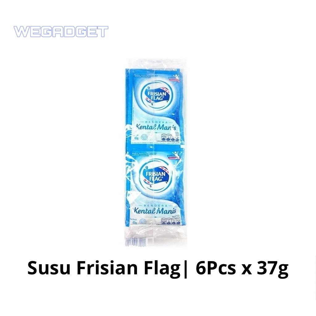 

Susu Kental Manis Frisian Flag 6x 37g | Bendera Sachet Ekonomis