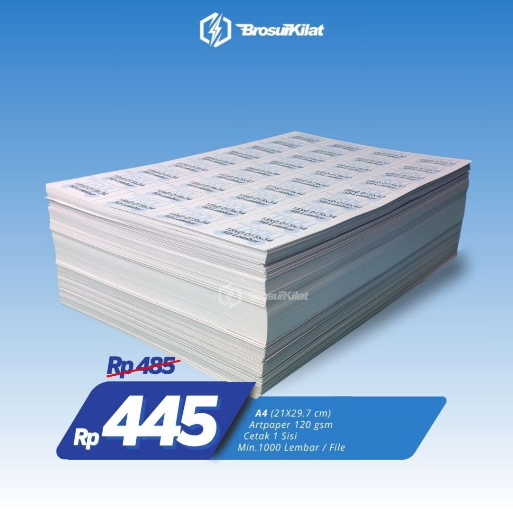 

Cetak Brosur Murah Ukuran A4