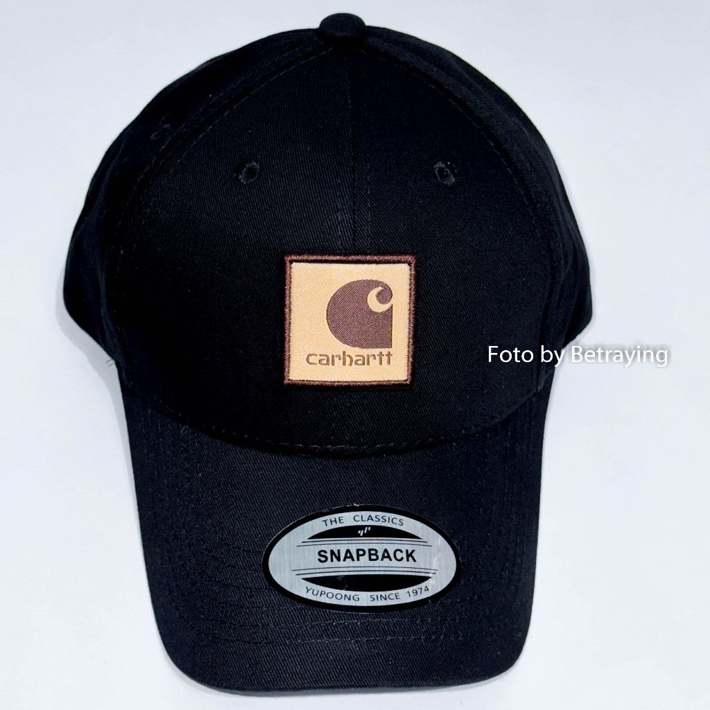 topi baseball carhartt warna hitam pria dan wanita