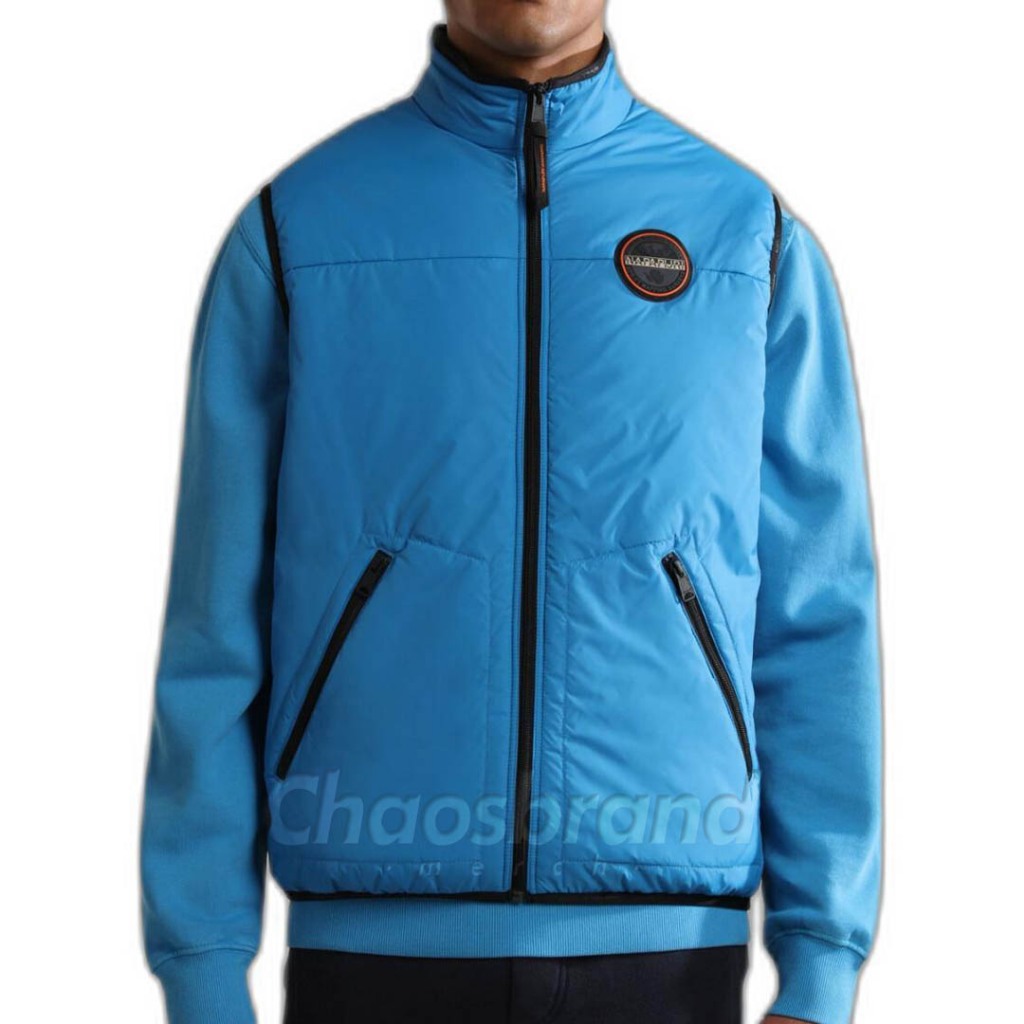 NPPJR Sleeveless down jacket Napapijri A-dalen - Blue Mediterran Original