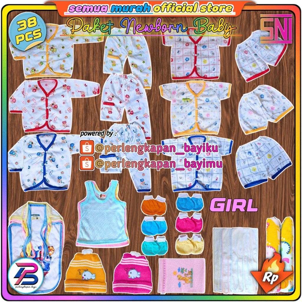 Perlengkapan Bayi Baru Lahir Komplet Paket Baju Bayi Lengkap Set Baju Bayi Baru Lahir Paket Hemat Pe